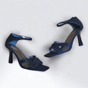 Franco Sarto Navy Blue Heels